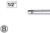 12.5MM系列滑行杆10”