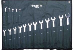 17件套新型全抛光两用扳手组套