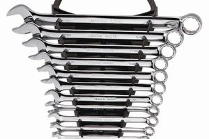 11件套公制全抛光两用扳手./