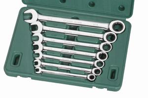 7件套英制全抛光两用快扳/7PC