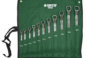 11件套公制全抛光双梅花扳手/