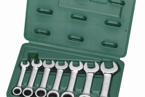 7件套全抛光两用短快扳/