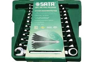 12件全抛快速棘轮两用扳手/