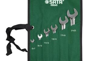 6件套全抛光双开口扳手/