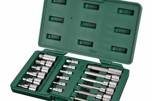 18件6.3X12.5MM系列六角旋具套筒/