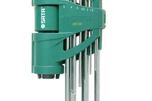 9件增力型加长球头内六角扳手组套