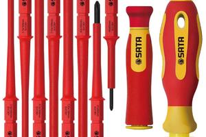 10件可换头VDE绝缘耐压螺丝批组套