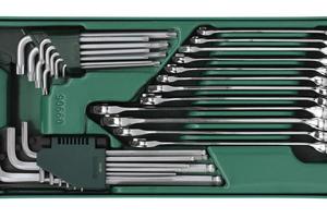 09906/工具托两用扳手及内六角扳手/30PC/