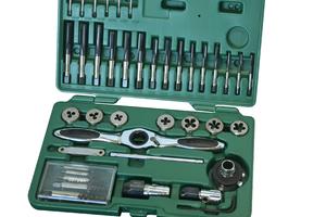 50451/40件高速钢粗牙丝锥板牙组套