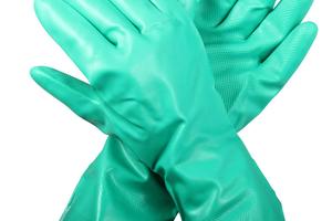 SF0402/丁晴植绒里防化手套