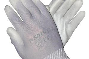 SF0719/8"PU手套（灰色掌浸）