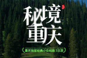 【秘境重庆丨7日】2-6人团丨九黎城 河湾山寨 川河盖 仙女山 武隆 金佛山丨3980元起