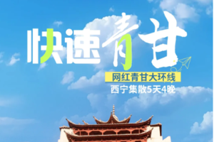 【青甘快玩丨5日】2-8人小团 茶卡 青海湖 翡翠湖 莫高窟 鸣沙山 七彩丹霞 西宁集散