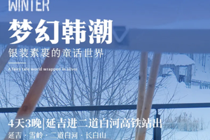 【梦幻韩潮丨4天】2-8人团 梦幻韩潮|延吉进二道白河高铁站出 延吉-雪岭-长白山