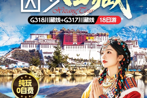 4.12/5.12【武汉出发西藏纯玩18天】川藏线318+317，豪华VIP保姆车（含车+住+门票+17早餐）