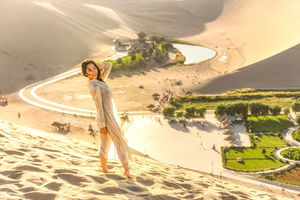 【寻梦西域8日深度游】4-10月 青海湖-茶卡盐湖-大地之子-鸣沙山月牙泉-莫高窟-嘉峪关-张掖丹霞-祁连-门源