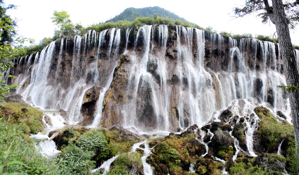 【九寨沟诺日朗瀑布】2017年8月5日拍摄于九寨沟