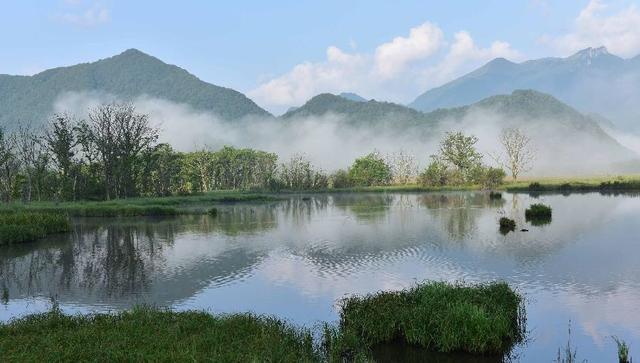 航拍湖北神农架大九湖，这里被称世外桃源人间仙境