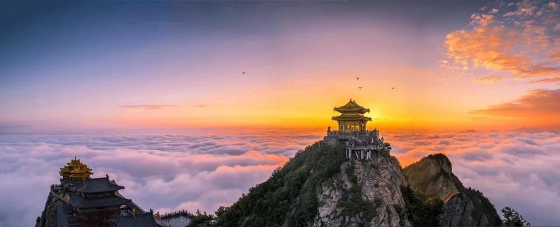 河南最接近仙境的地方，老君山云海平均每年多达130天