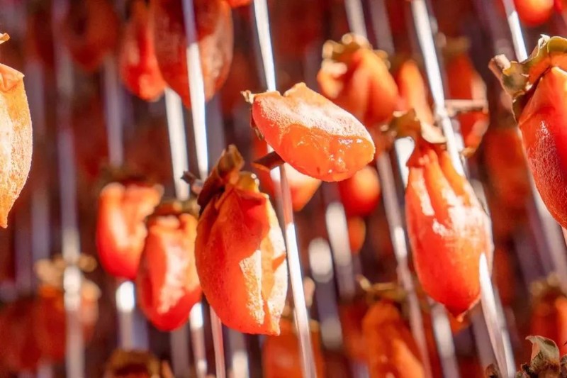 年度必吃！富平吊柿饼，咬一口，有流心