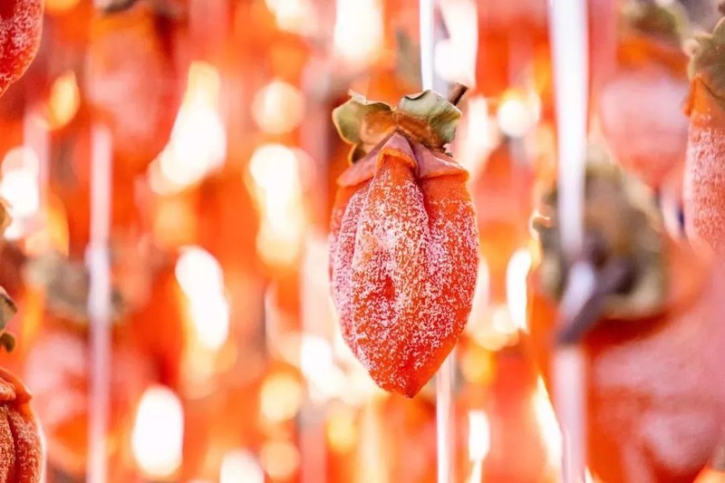 年度必吃！富平吊柿饼，咬一口，有流心