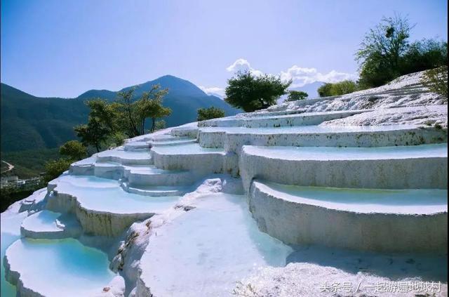 谁说看“棉花堡”就要去土耳其？云南小众秘境白水台足矣让你惊艳