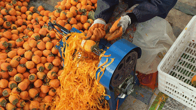 年度必吃！富平吊柿饼，咬一口，有流心