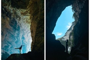驴友游-轻徒步-11月4日发团-首届徒步大会丨贵州连穿羊皮洞瀑布夜郎天路大圣之眼关岭冰臼云鹫山寺云峰屯堡精华游！