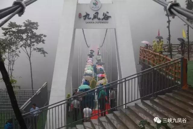 三峡九凤谷130米长玻璃桥等你来挑战！爱我，就抱我过去！哈哈……