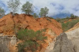 美奈仙女溪水中散步，犹如仙境