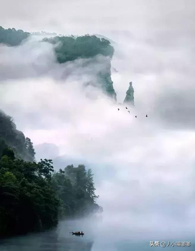 在青山间探索，在绿水间泛舟，多么美妙