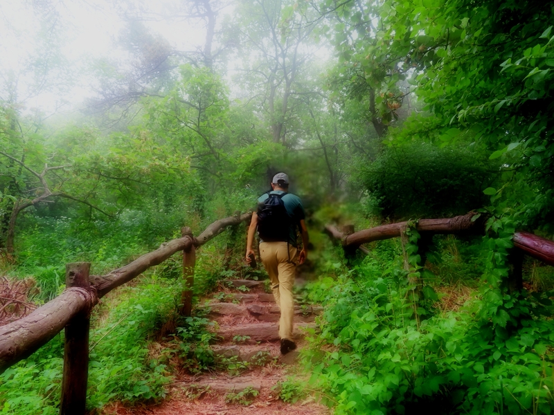 大连小黑山氤氲意境休闲游山