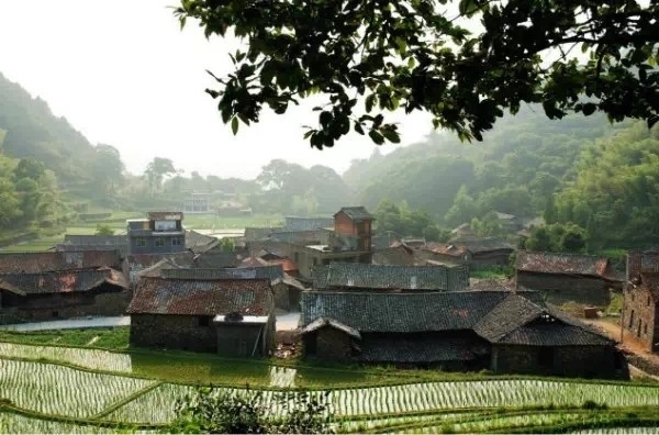 海拔300多米的高山上，清晨起床，推开窗你就能看见山和云，有时还有散不开的雾。考坑村至今已有200余