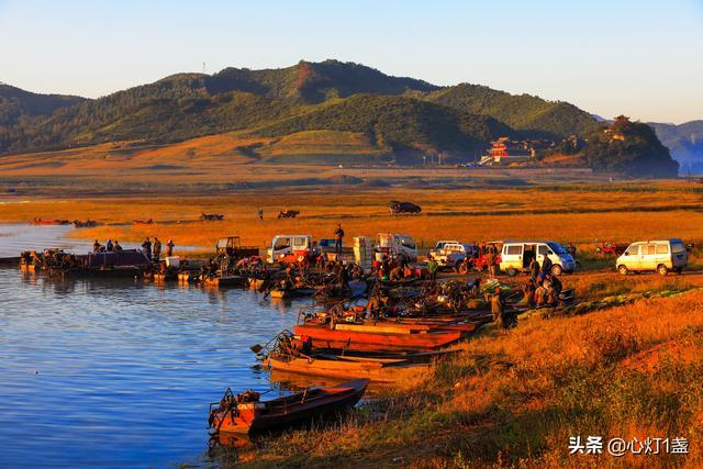 美色辽宁葠窝水库辽阳弓长岭二郎神庙邱家村，自驾骑行田园好风光