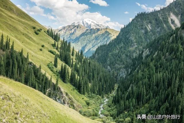 没有信号的120公里，徒步天山绝美乌孙古道，迷失在人间天堂