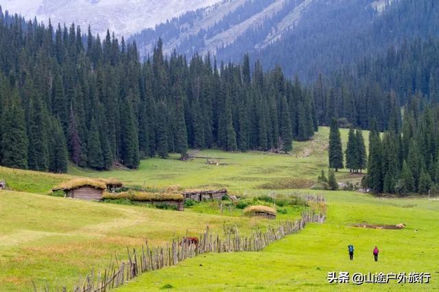 没有信号的120公里，徒步天山绝美乌孙古道，迷失在人间天堂