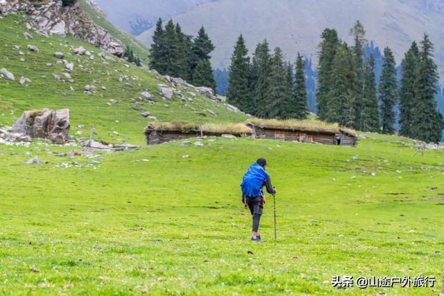 没有信号的120公里，徒步天山绝美乌孙古道，迷失在人间天堂