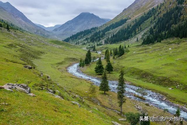 没有信号的120公里，徒步天山绝美乌孙古道，迷失在人间天堂