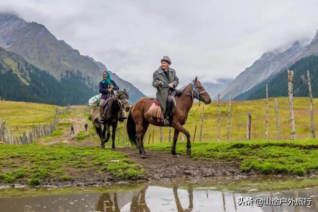 没有信号的120公里，徒步天山绝美乌孙古道，迷失在人间天堂