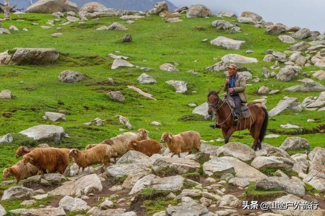 没有信号的120公里，徒步天山绝美乌孙古道，迷失在人间天堂