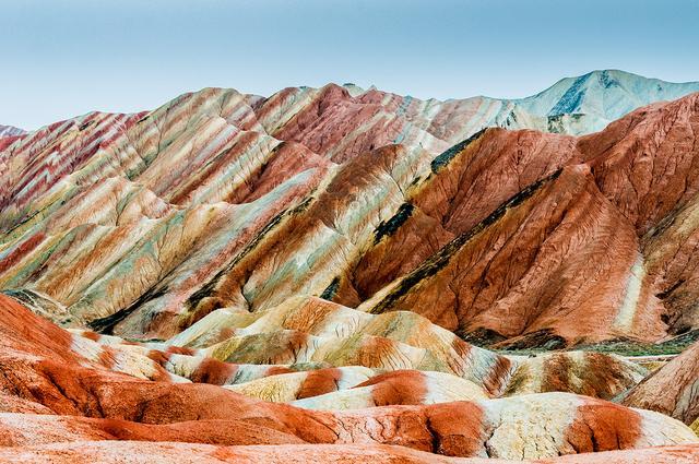 奇险灵秀美如画——镜头下的张掖丹霞彩色丘陵