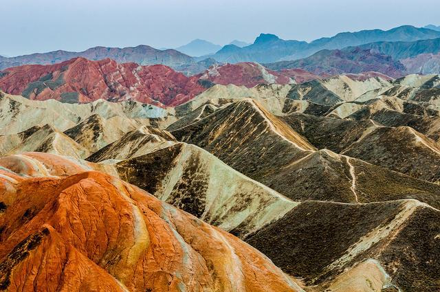 奇险灵秀美如画——镜头下的张掖丹霞彩色丘陵