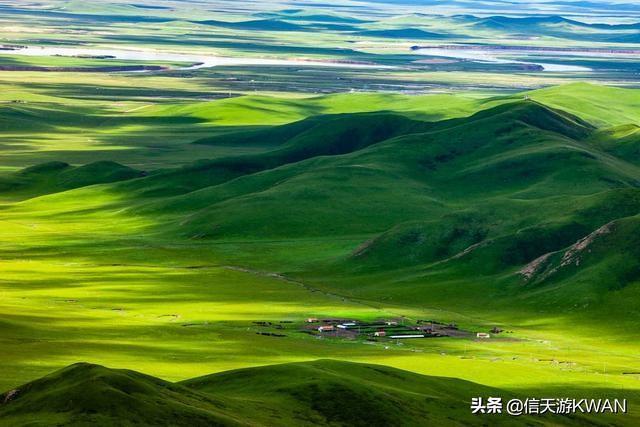 七八月份夏天的甘南草原，鲜花盛开，这里是通往香巴拉的驿站