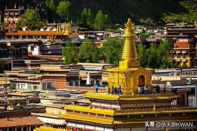 七八月份夏天的甘南草原，鲜花盛开，这里是通往香巴拉的驿站