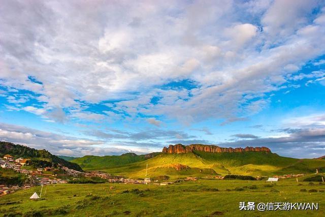 七八月份夏天的甘南草原，鲜花盛开，这里是通往香巴拉的驿站