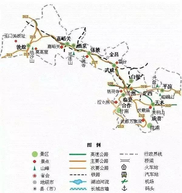 全国旅游地图精简版，收藏备用