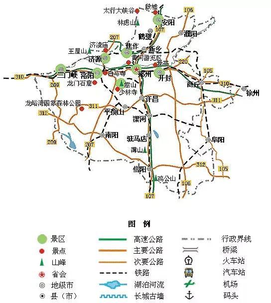 全国旅游地图精简版，收藏备用