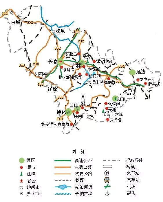 全国旅游地图精简版，收藏备用