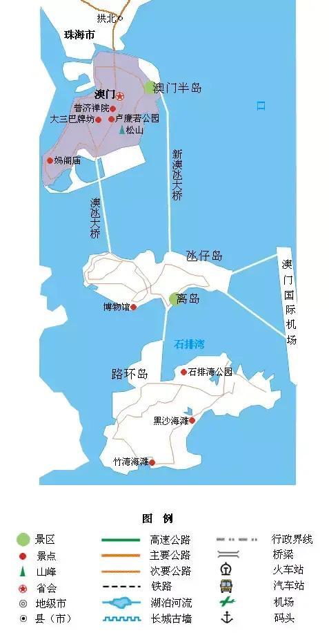 全国旅游地图精简版，收藏备用