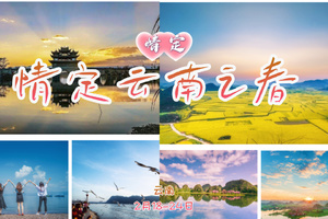 春节7天｜情定•云南之春｜行摄滇南の东川红土地-元阳梯田-罗平油菜花-九龙瀑布-弥勒东风韵-建水古城-抚仙湖｜7天6晚 